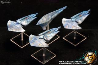 Aquan Armada Carrier Firestorm Heavy Cruiser Spartan Games